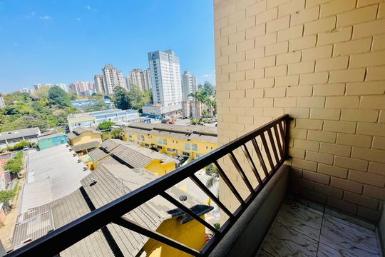 Varanda da Sala de apartamento para alugar com 2 quartos, 57m² em Jardim Iporanga, Guarulhos