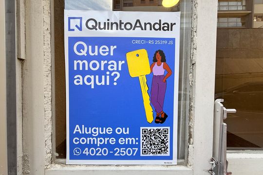 Placa de apartamento para alugar com 2 quartos, 42m² em Rio Branco, Porto Alegre