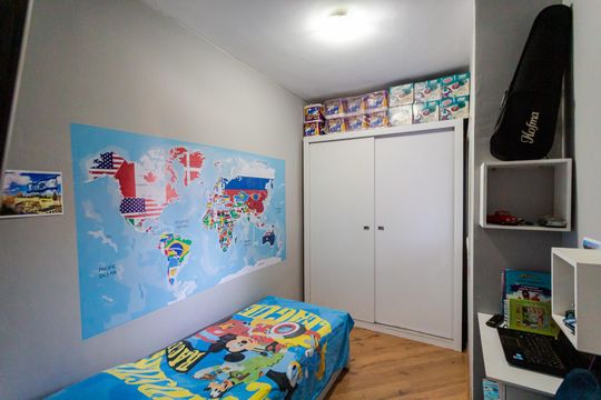 Quarto 1 de apartamento à venda com 2 quartos, 56m² em Jardim Santo Alberto, Santo André