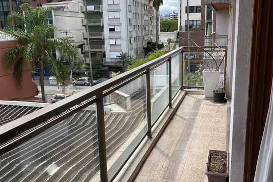 Varanda da Sala de apartamento à venda com 3 quartos, 165m² em Menino Deus, Porto Alegre