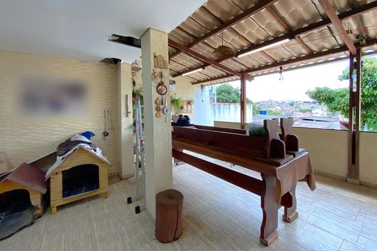 Varanda entrada de casa à venda com 4 quartos, 420m² em São Geraldo, Belo Horizonte
