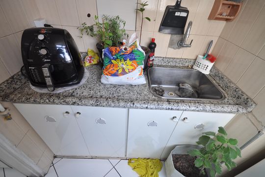 Área de Serviço de apartamento à venda com 3 quartos, 54m² em Jardim Julieta, São Paulo