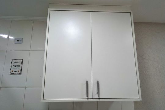 Cozinha de apartamento para alugar com 1 quarto, 48m² em Picanço, Guarulhos