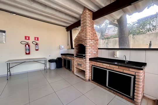 Área comum - Churrasqueira de apartamento para alugar com 1 quarto, 48m² em Picanço, Guarulhos