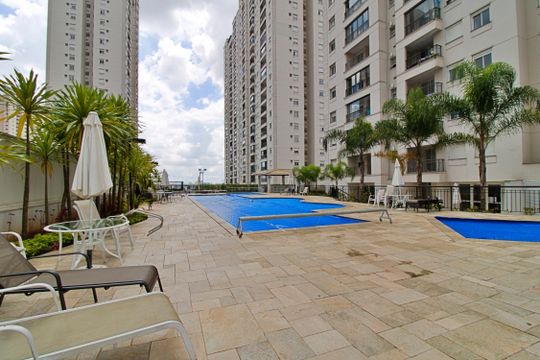 Área comum - Piscina de apartamento para alugar com 2 quartos, 70m² em Jardim Parque Morumbi, São Paulo