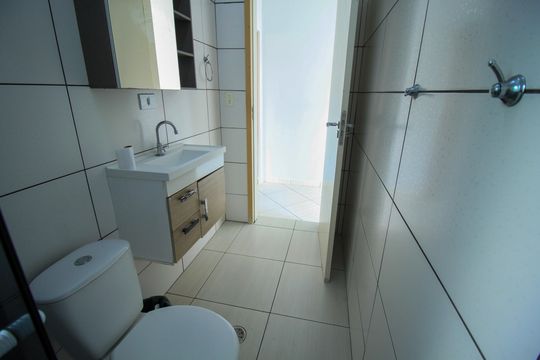 Banheiro de casa para alugar com 2 quartos, 75m² em Vila Prudente, São Paulo