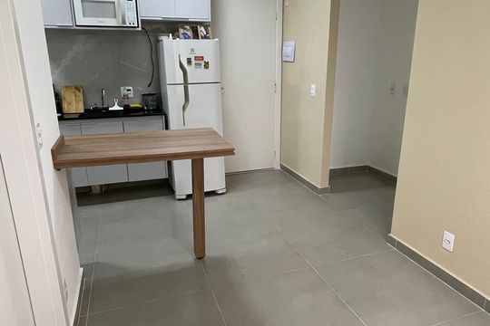 Cozinha de apartamento à venda com 2 quartos, 38m² em Jaguaré, São Paulo