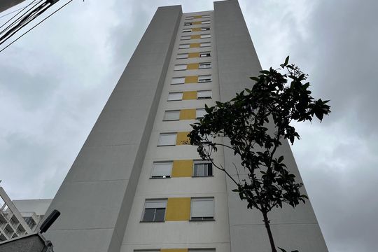 Fachada  de apartamento à venda com 1 quarto, 28m² em Água Branca, São Paulo