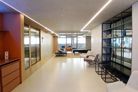 Área comum de kitnet/studio para alugar com 1 quarto, 25m² em Moema, São Paulo