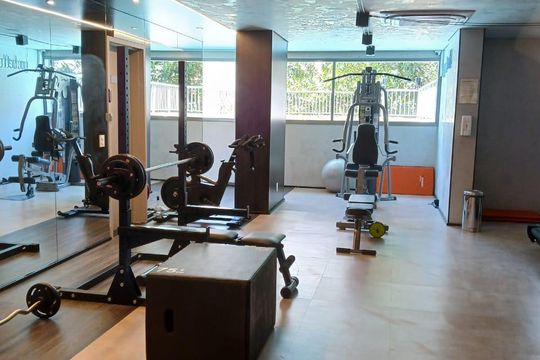Área comum - Academia de kitnet/studio para alugar com 1 quarto, 27m² em Moema, São Paulo
