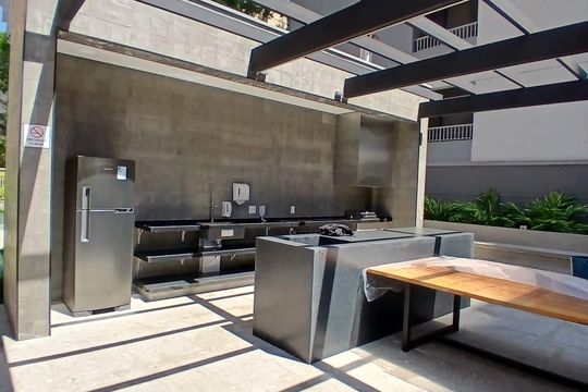 Área comum de kitnet/studio à venda com 1 quarto, 26m² em Moema, São Paulo