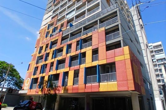 Fachada de kitnet/studio à venda com 1 quarto, 27m² em Indianópolis, São Paulo