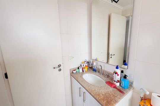 Banheiro da Suíte 2 de apartamento à venda com 3 quartos, 100m² em Jardim Sao Bento, Jundiaí