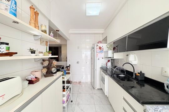 Cozinha de apartamento à venda com 3 quartos, 100m² em Jardim Sao Bento, Jundiaí