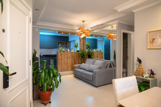 Sala de apartamento à venda com 3 quartos, 104m² em Vila Gumercindo, São Paulo