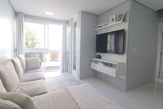 Sala de apartamento à venda com 2 quartos, 66m² em Vila Nova, Novo Hamburgo
