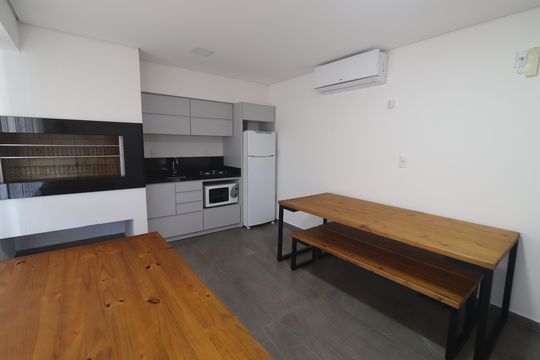 Área comum - Salão de festas de apartamento à venda com 2 quartos, 66m² em Vila Nova, Novo Hamburgo