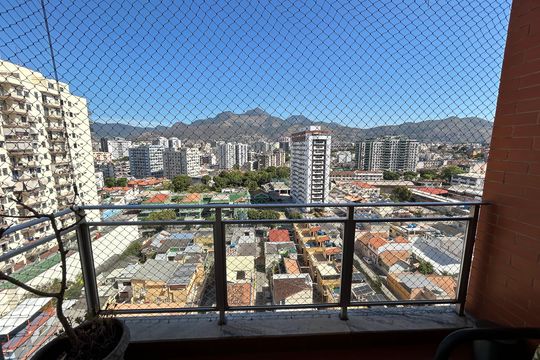 Varanda do Quarto 2 de apartamento à venda com 4 quartos, 179m² em Cachambi, Rio de Janeiro