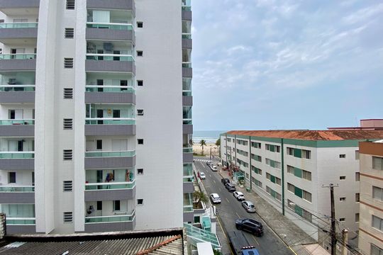 Vista da  Varanda de apartamento para alugar com 3 quartos, 168m² em Vila Assuncao, Praia Grande