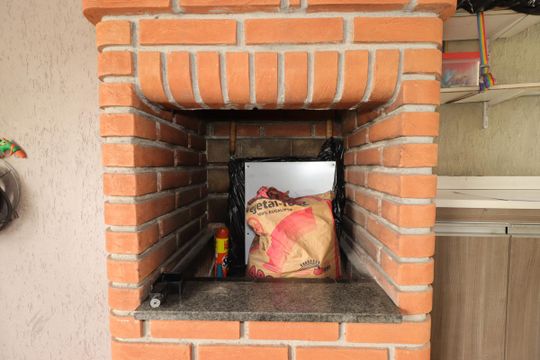 Garagem - Churrasqueira de casa à venda com 2 quartos, 147m² em Parque Central, Santo André