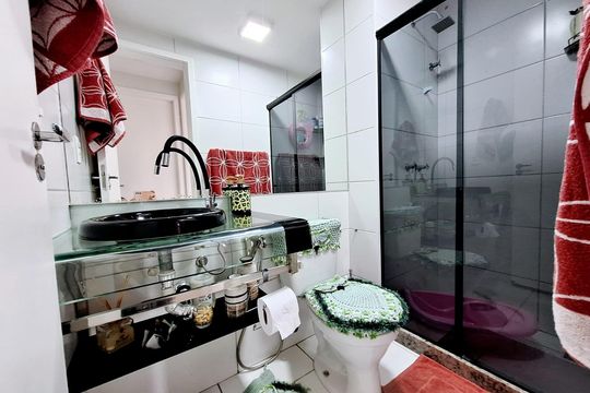 Banheiro 1 de apartamento à venda com 3 quartos, 124m² em Cachambi, Rio de Janeiro