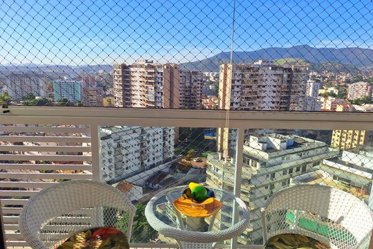 Varanda de apartamento à venda com 3 quartos, 124m² em Cachambi, Rio de Janeiro