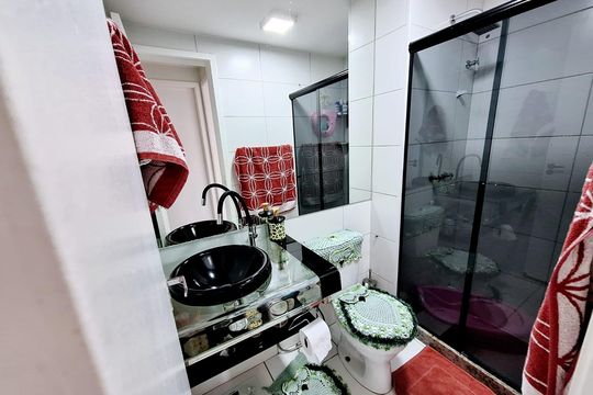 Banheiro 1 de apartamento à venda com 3 quartos, 124m² em Cachambi, Rio de Janeiro