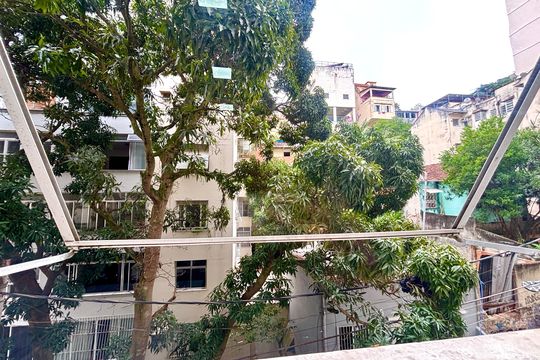 Sala/quarto - vista de apartamento à venda com 1 quarto, 35m² em Copacabana, Rio de Janeiro