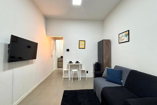 Sala/quarto de apartamento à venda com 1 quarto, 35m² em Copacabana, Rio de Janeiro