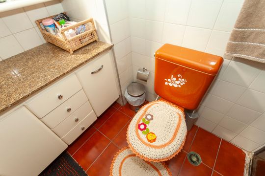 Banheiro de apartamento à venda com 2 quartos, 65m² em Interlagos, São Paulo