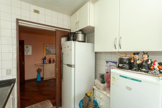 Cozinha de apartamento à venda com 2 quartos, 65m² em Interlagos, São Paulo