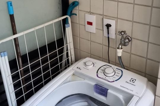 Área de Serviço de apartamento à venda com 2 quartos, 59m² em Indianópolis, São Paulo