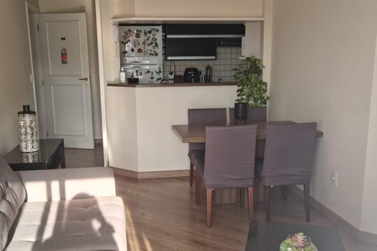 Sala de apartamento à venda com 2 quartos, 59m² em Indianópolis, São Paulo