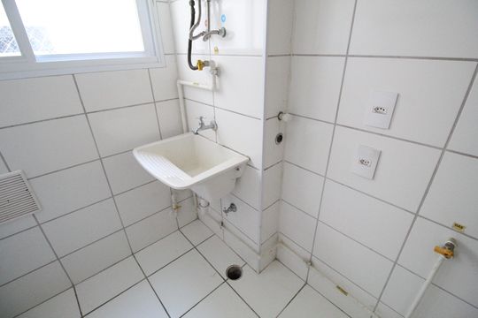 Área de serviço de apartamento à venda com 2 quartos, 44m² em Taquara, Rio de Janeiro