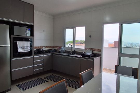 Cozinha de apartamento para alugar com 2 quartos, 70m² em Santa Maria, São Caetano do Sul