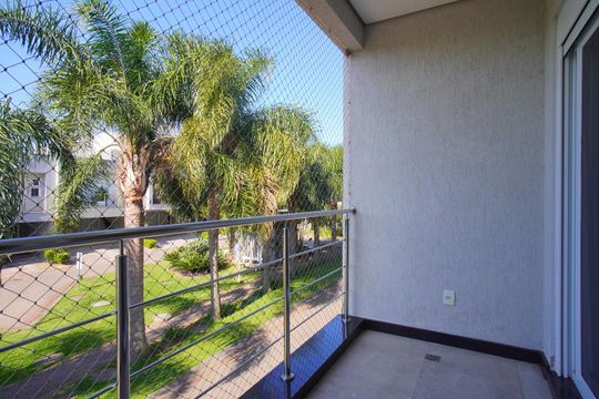 Varanda da Suíte 1 de casa de condomínio à venda com 3 quartos, 241m² em Sarandi, Porto Alegre