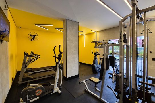 Área comum - Academia de apartamento à venda com 3 quartos, 107m² em Jardim Chácara Inglesa, São Bernardo do Campo