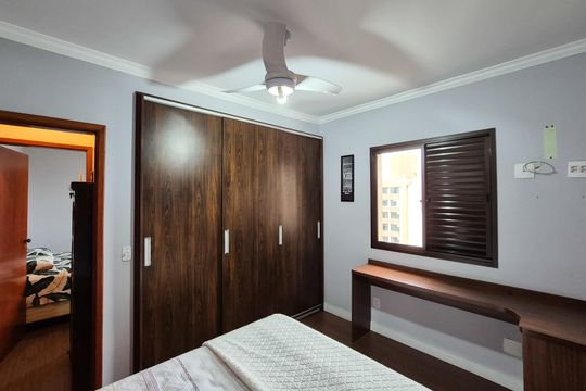 Suíte 2 de apartamento à venda com 3 quartos, 107m² em Jardim Chácara Inglesa, São Bernardo do Campo