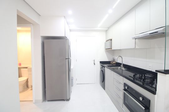 Cozinha de apartamento à venda com 2 quartos, 35m² em Socorro, São Paulo