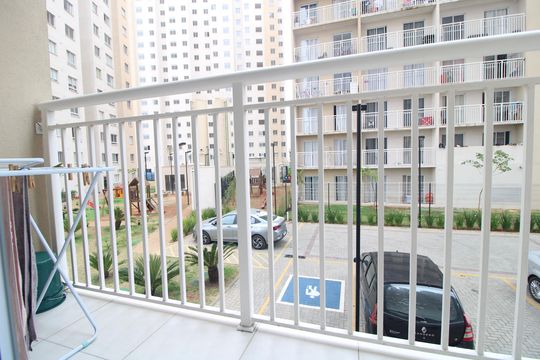 Sacada da Sala de apartamento à venda com 2 quartos, 35m² em Socorro, São Paulo