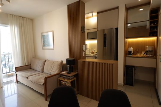 Sala de apartamento à venda com 2 quartos, 49m² em Parque Reboucas, São Paulo