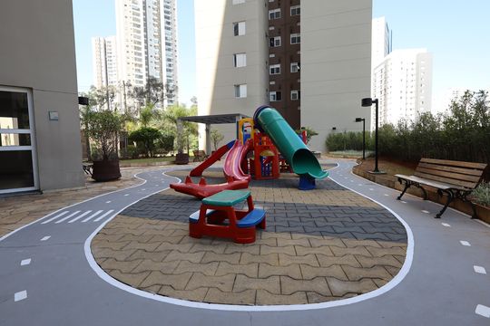 Área comum - Playground de apartamento à venda com 2 quartos, 49m² em Parque Reboucas, São Paulo