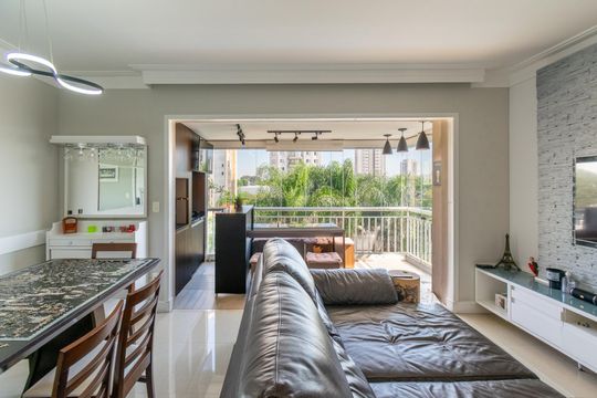 Sala de apartamento para alugar com 3 quartos, 93m² em Jardim Jabaquara, São Paulo