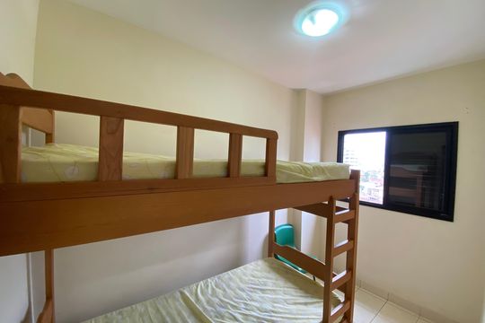 Quarto 2 de apartamento para alugar com 2 quartos, 65m² em Guilhermina, Praia Grande