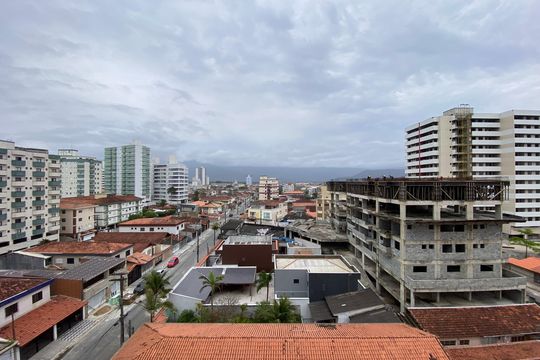 Vista do Quarto 2 de apartamento para alugar com 2 quartos, 65m² em Guilhermina, Praia Grande
