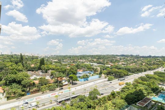 Vista de apartamento para alugar com 1 quarto, 23m² em Campo Belo, São Paulo