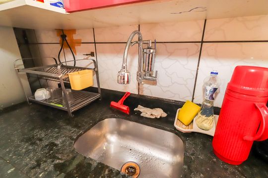 Cozinha de apartamento para alugar com 2 quartos, 46m² em Itaquera, São Paulo