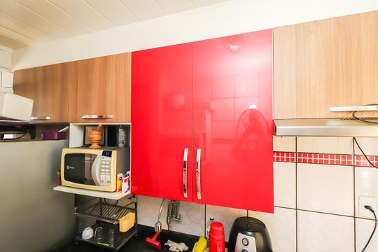 Cozinha de apartamento para alugar com 2 quartos, 46m² em Itaquera, São Paulo