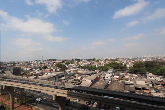 Vista da Sala de apartamento à venda com 2 quartos, 37m² em Conjunto Habitacional Teotonio Vilela, São Paulo
