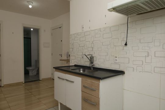 Cozinha de apartamento à venda com 2 quartos, 37m² em Jardim Lideranca, São Paulo